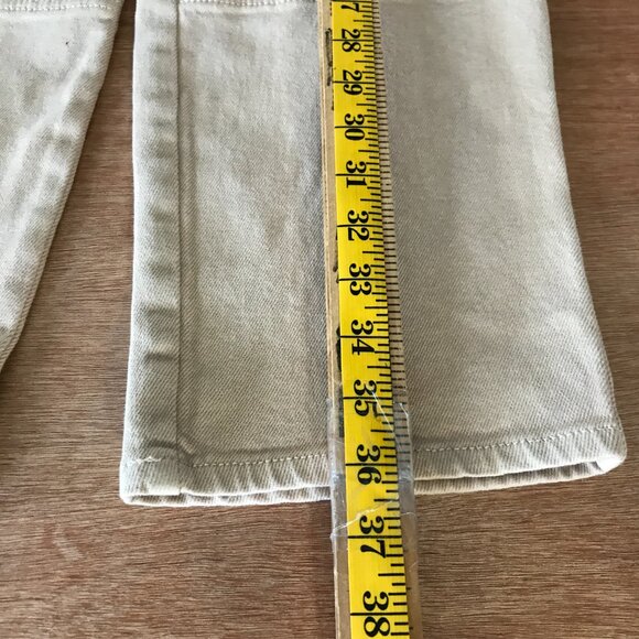 Wilfred Free Modern Cargo Utility Pants Women 2 Beige High Rise Stretch Preppy - Picture 5 of 16